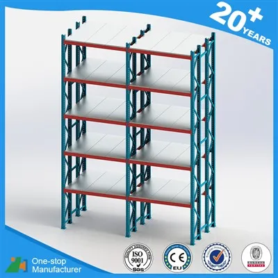 Haib muaj peev xwm siv forklift warehouse khaws cov dej num pallet hnyav pallet racking system